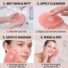 Honeycomb Exfoliating Shower Finger Caps Bath Mitt Breathable Odorless Body Scrubber Skin Care Cleansing Tool Multi-Color
