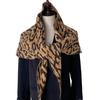 Women Knitted Shawl Wrap Scarf Striped Design Soft Imitation Wool Cashmere Cape Cardigan Shawl Coat Blanket