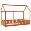 VidaXL Children's Bed Frames House Shape 90x190cm Solid Pine Wood, House-Shaped Bed Frame, Bed Frame for 850694