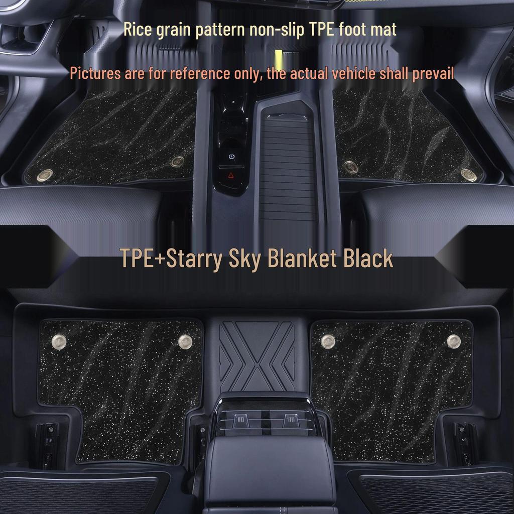 Fengshen AX7 19-23 TPE Floor Mats (Driver's Seat Storage Box Included)