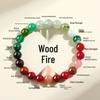 Guochao New Chinese Style Women's Bracelet: Natural Stone, Multi-Gemstone, Small Light Luxury Crystal Jewelry