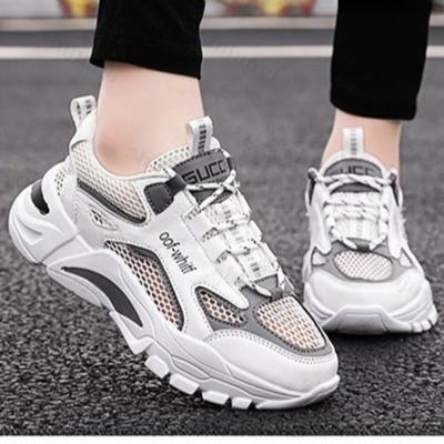2026 Summer New Mesh Breathable Men's Casual Sports Shoes Fashi Trend Comfortable Thick Soled Shoes Low Top Platform sneakers
