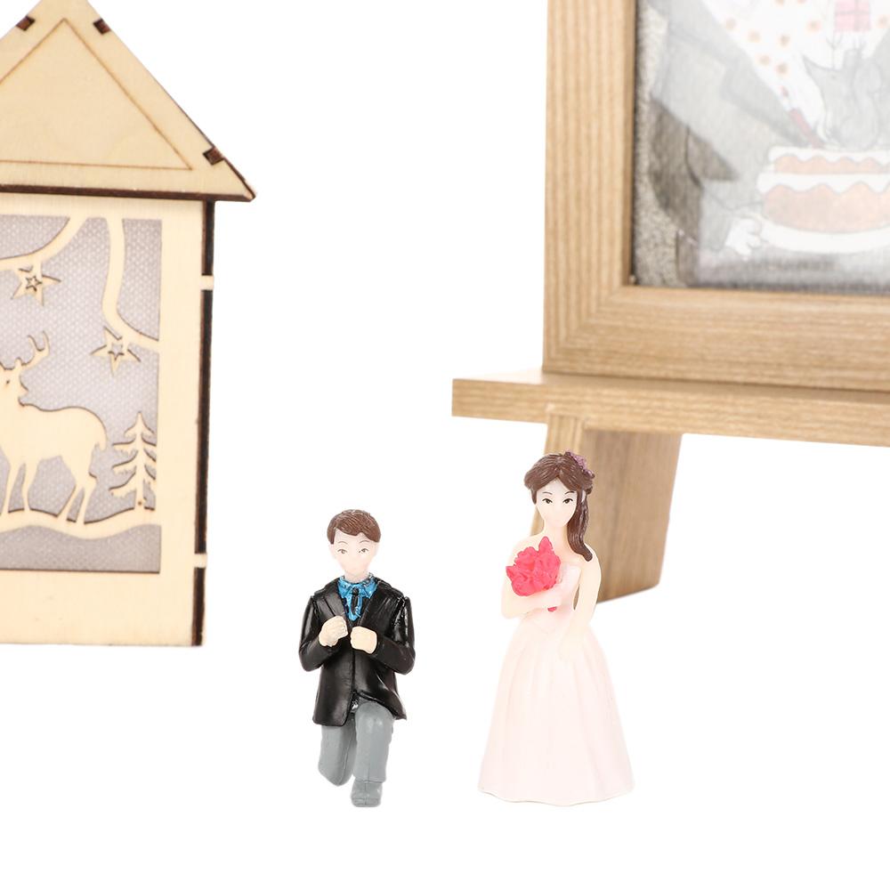 Landscape Home Decoration Boy Ornaments Marriage Lover Miniatures Wedding Doll Couple Figurines