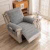 Autumn and Winter Warm Integrated Massage Lounge Chair Cushion Plush Sofa Towel Seat Cushion, First-class Single Seat Cushion