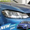 2 buc mașina faruri cap lampă sprânceană faruri capac Trim autocolant pentru Volkswagen VW GOLF 7 Golf7 MK7 GTI accesorii
