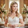Gold Greek Goddess Hair Jewelry Bridal Earrings Rhinestone Jewelry Set  Hair Accessories