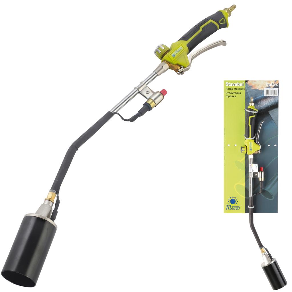 Construction roofing gas burner for tar insulation, LPG gas, 35 kW, PIEZO IGNITER