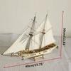 DIY Ship Assembly Model Kits Wooden Sailing Boat Scale Model Decoration Toys Gifts for Kids Adults