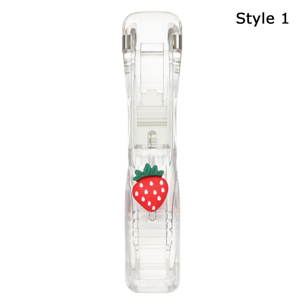 

Gifts Snacks Sealing Clip Stationery Document Binding Stapler Paper Clips Remover Binder Push Clip Style 1