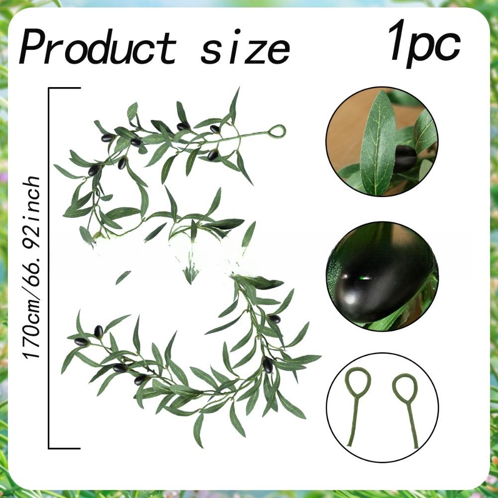 

Bendable Artificial Olive For Leaf Garland 170cm for Creative Decoration in For Weddings and Home Environments China Mainland