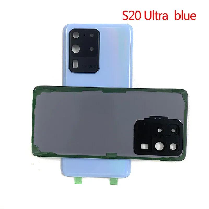 Back Cover For Samsung Galaxy S20 Ultra S20U G988 Battery Cover Housing Glass Cover Back Rear Case
