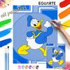 Oil Painting Handmade Diy Donald Duck Gifts Home Decorations