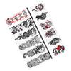 6pcs Full Arm Waterproof Temporary Tattoos 6pcs Half Arm Shoulder Tattoos for Men Women