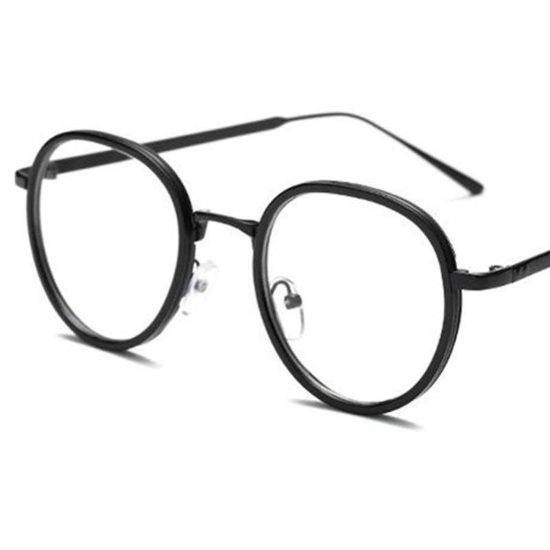 

Fashion Campus cultural Eyeglasses Alloy Frame Spectacles Retro Google Fragmented Flowers Ornamental Classic Optical Glasses transparent чёрный