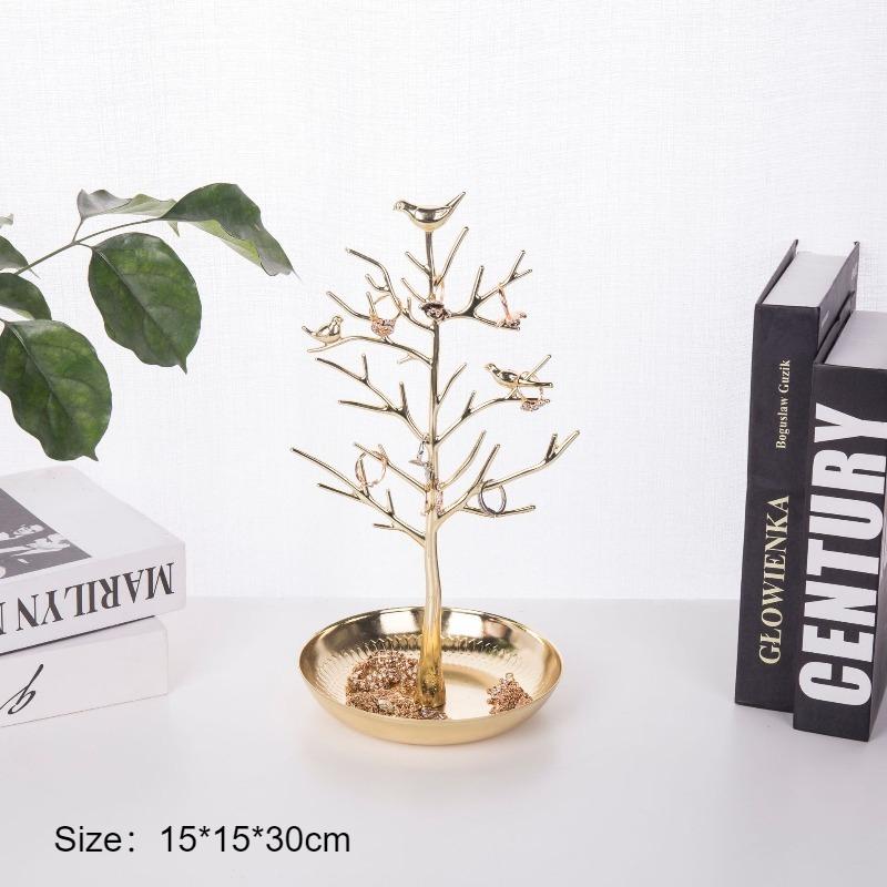 Originality Jewelry Showcase Stand Necklace Jewellery Displays Rack Earrings Ring Display Shelf Trinket Live Pictures Props