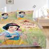 Custom Snow White Garden Bedding 3 Piece Set HD Print Duvet Cover Pillowcases for Teens Adult Bedroom Decoration