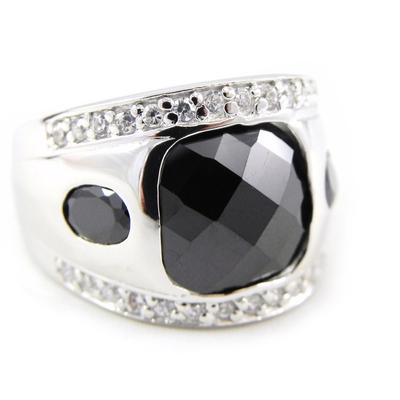 Silberring 'Black Queen'