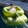 Automatic Electric Water Gun with Pool Floats,Funny Inflatable Tank Pool Floaties for Pool Party,with Powerful Squirt Guns
