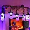 Xiaomi 1-5PCS Halloween Wizard Hat Ghost Hanging Decoration Spooky Room Ambiance for Ghost Festival Party Scary Decor Flash Pendant