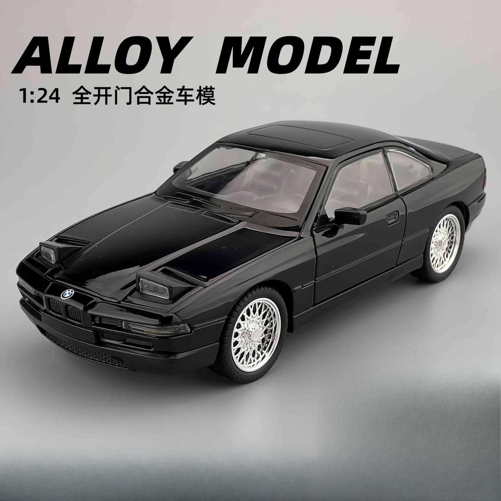ENN 1:24 Csl850 Simulation Alloy Sports Car Model Sound and Light Pull Back Retro Car Model