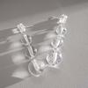 Vintage Transparent Resin Ball Dangle Earrings for Women Fashion Classic Long Water Drop Tassel Earrings Jewelry Gift