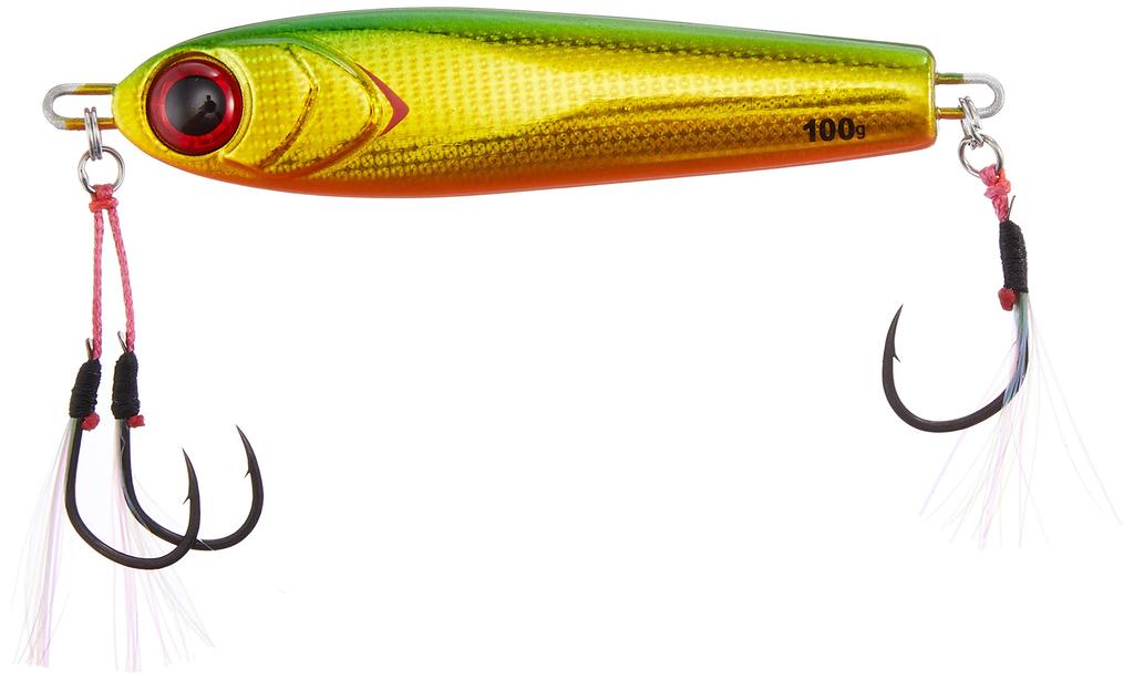 Daiwa Reel Kouga Bay Metal Red 3D Green Gold Orange Berry (DAIWA) Case, Snapper, 100g,