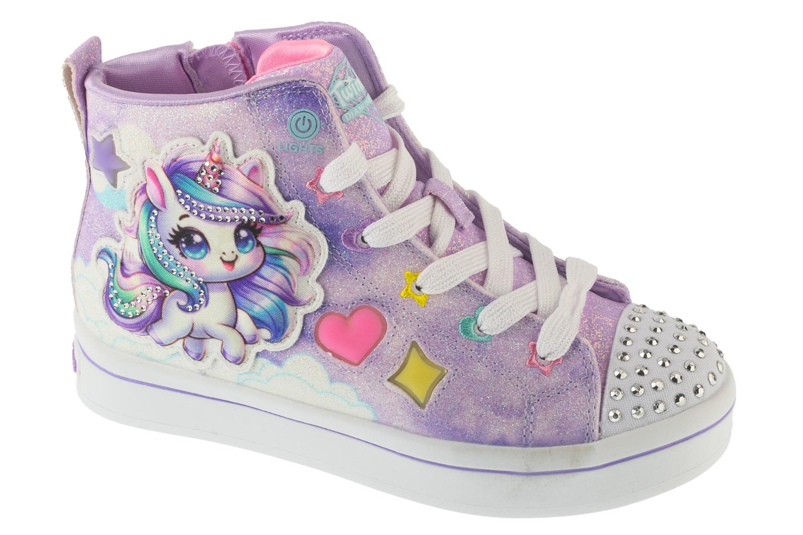 Skechers Twi-Lites 2.0 - Unicorn Glam, para Niña Zapatillas rosas 34 color rosa