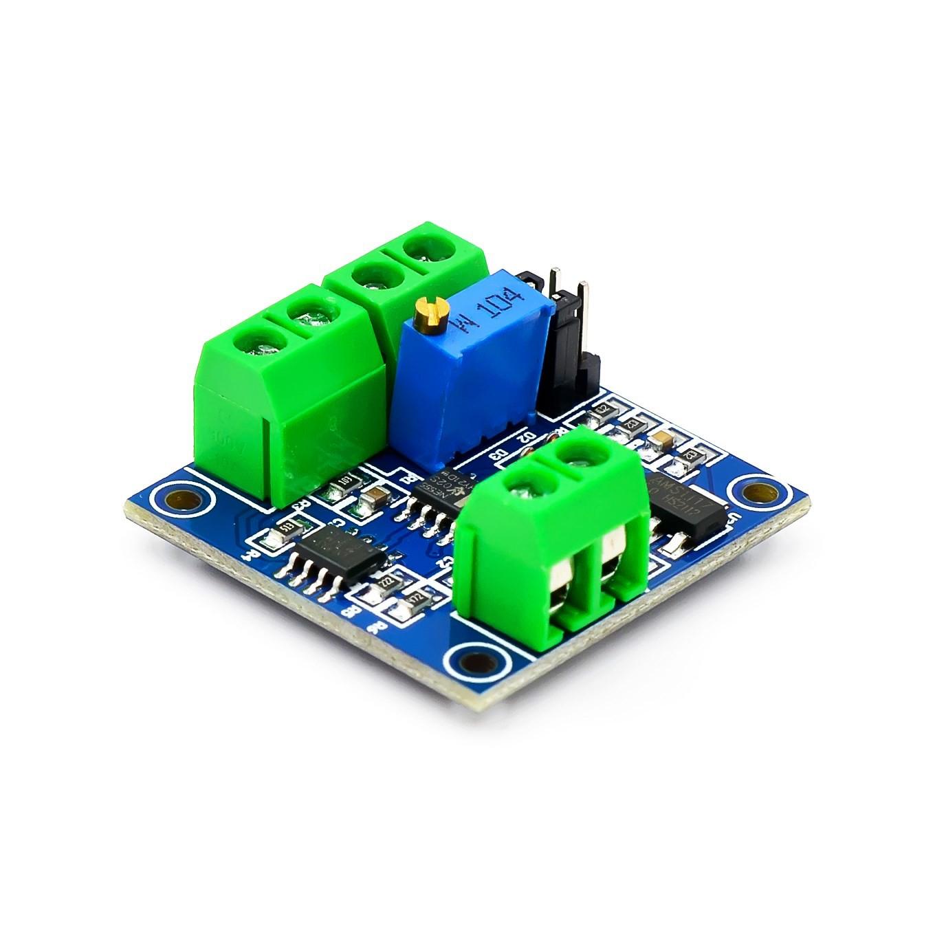 

PWM to Voltage Converter Module DC12V-30V 0%-100% PWM Conversion to 0-10V Voltage Adjustabl Converter Power Module