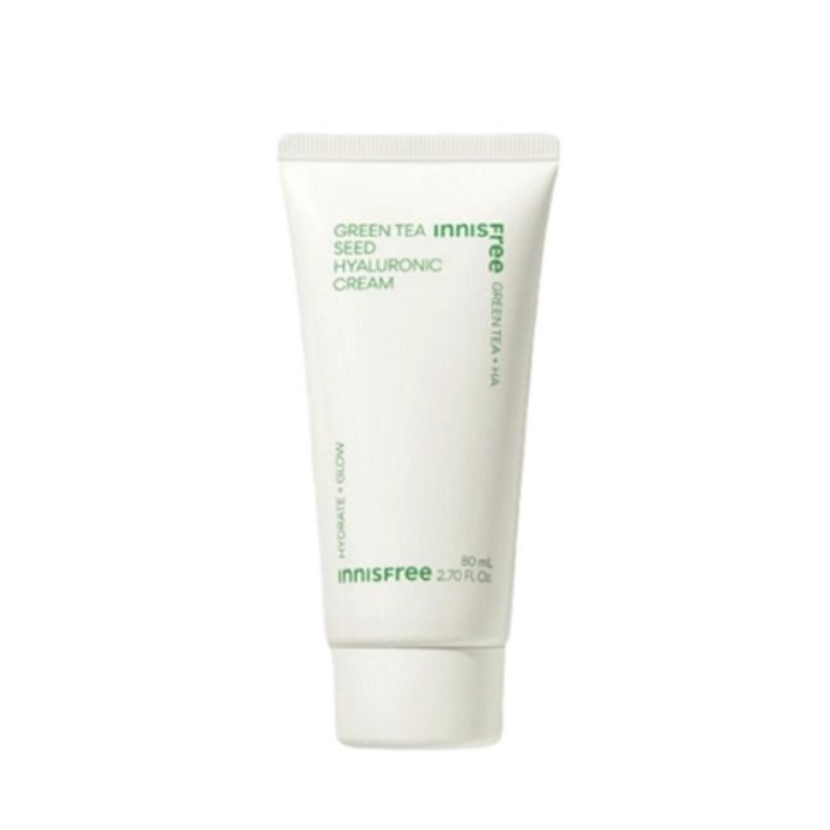 

Innisfree Green Tea Seed Hyaluronic Cream 80ml +RANDOM GIFT