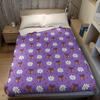 Lilac Strawberry Daisy Flannel Blanket Warm Soft Halloween Christmas Couch Warm Cozy Decorative Decor Gift for All Season