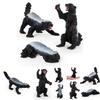 Premium Quality Honey Badger Ratel Figure Wild Animal Model Toy For Kids Gifts