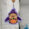 New Halloween Kapibara Hand Towel Hanging Type Home Kitchen Bathroom Coral Fleece Soft Water Absorption Quick Drying