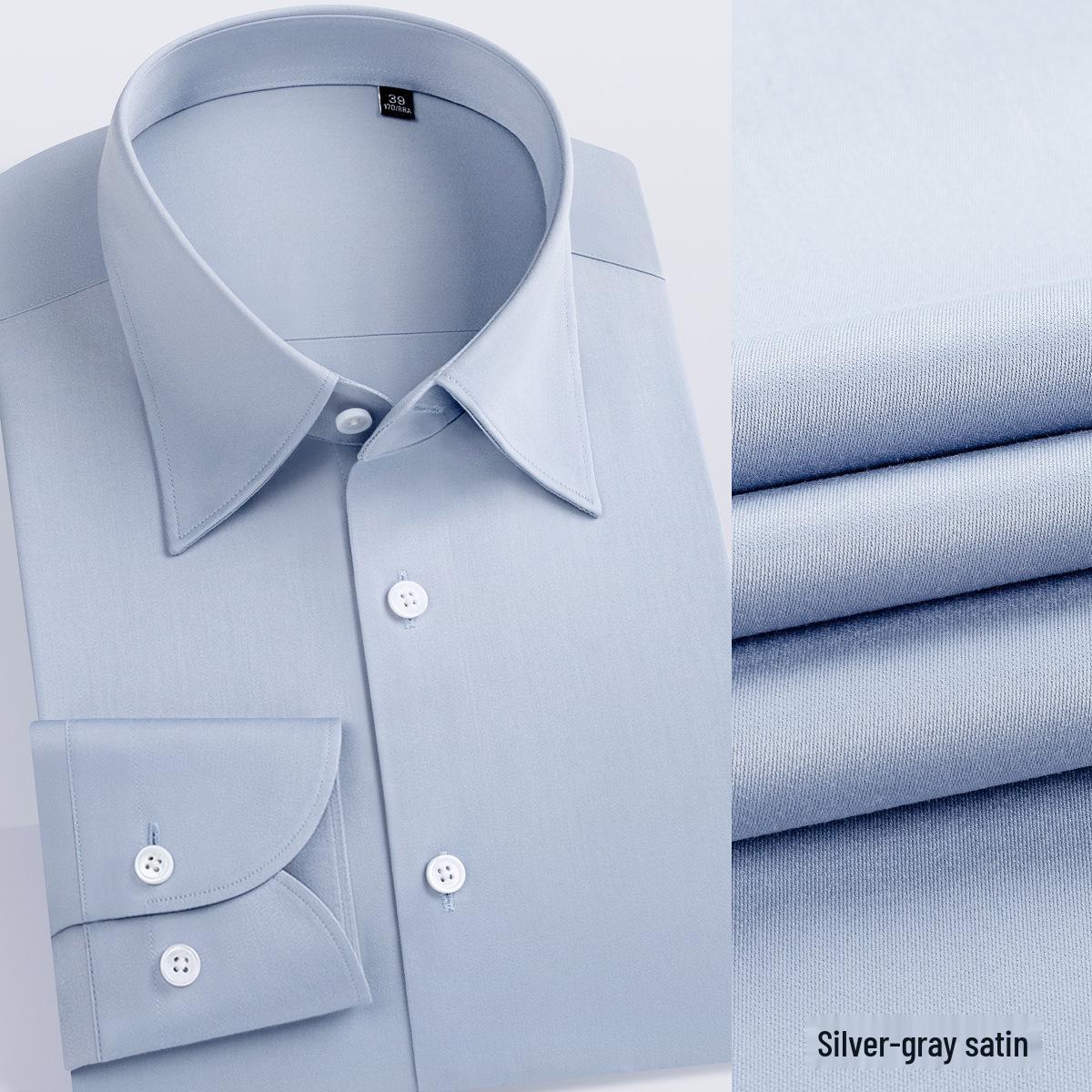 200-Piece Set: Men`s High-End White Long-Sleeve