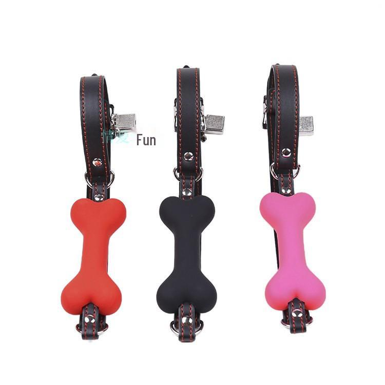 SM Female Slave Training Toy: Forced Mouth Gag for Couples, Flirting & Restraint