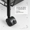 Three-Tier Rolling Cart with Mesh Baskets and Hooks, Modern Storage Cart, Versatile Kitchen Cart, Elegant Rolling Shelf Cart (only with storage cart)