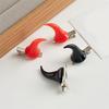 1pair Goth Bull Horn Hairpin Carnivals Hair Clip Halloween Hairpin for Girl
