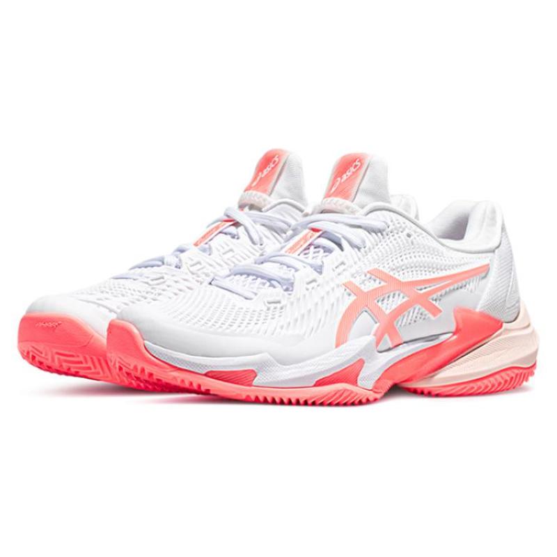 Asics Court Ff 3 Clay White Sun Coral Women's Sneakers 1042A221-103