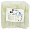 Daiwa Bussan Disposable Plastic Spoons, 16cm, 100 Pieces Per Pack, 16cm, Ivory/White, 21.0 X 18.5 X 5.5cm (Suitable for Business Prosperity)
