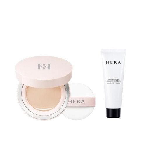 [HERA] Reflection Skin Glow Cushion Foundation SPF40/PA++ 15g Single + Refreshing Foam 50g_632047 23N1