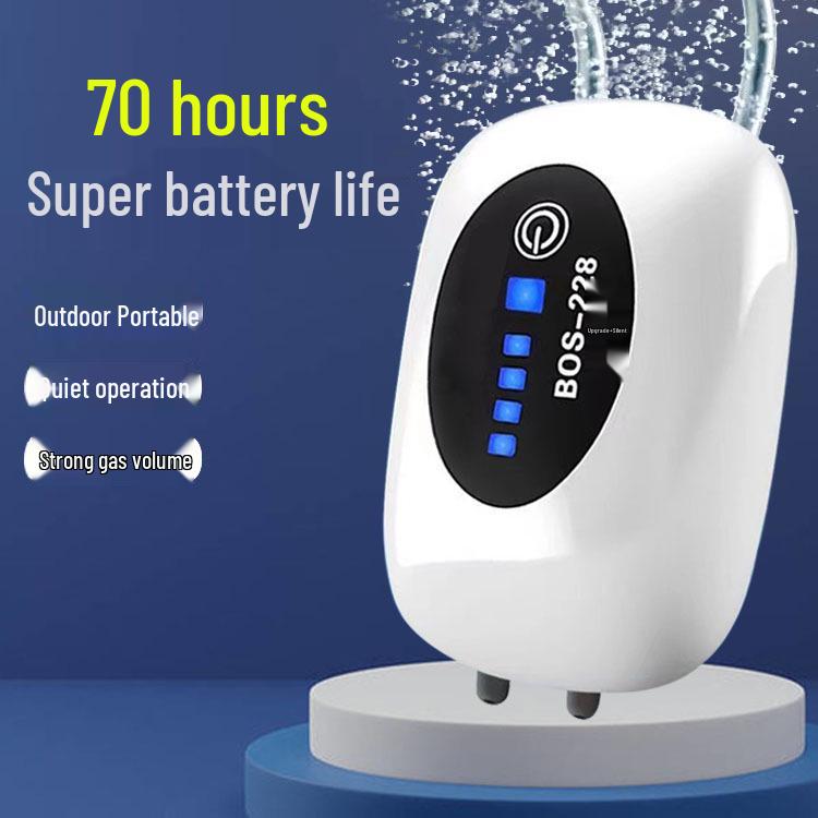 Rechargeable Dual-Use Oxygen Pump for Outdoor Fishing