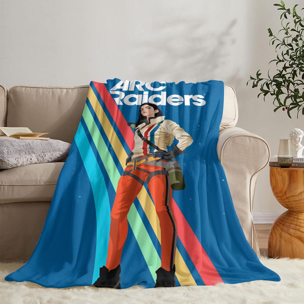 GUOYU Blanket Game AaRC Raiders Throw Soft Flannel Throw Summer Blanket Lightweight Cozy Nap Blanket for Sofa Bed Travel