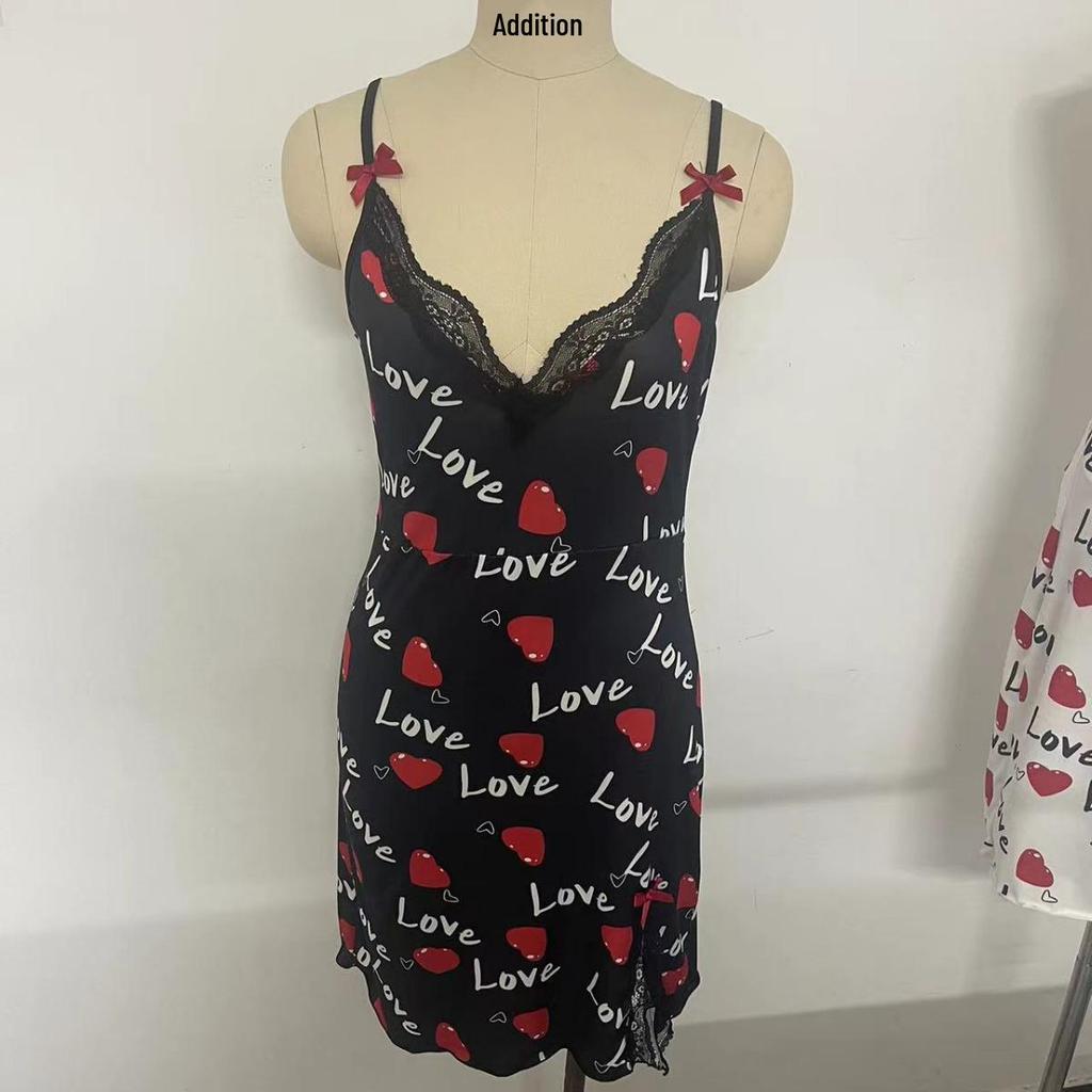 Plus Size Heart Babydoll Dress - Sexy Lingerie