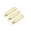 ALLPARTS ST-Type Single Coil Pickup Covers, Cream (Pack of 3) PC-0406-028