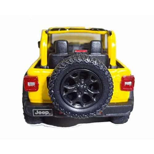 Kinsmart 2018 Jeep Wrangler Rubicon Yellow (No Top)