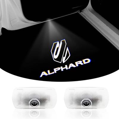 New Alphard 40 Series Courtesy Light Door Welcome Light Courtesy Lamp LED Logo Projection Toyota Alphard 40 Series Courtesy Light Fade-resistant Car D