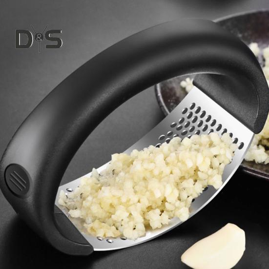 Lis na česnek Nerezový mlýnek na česnek Snadné čištění Drtič česneku Ergonomická kolébka pro drcení bez námahy Kuchyňský přístroj pro domácí restauraci