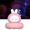 Rabbit Night Light Soft Light Rechargeable Cute Tap Control Nursery Light for Baby Toddler for Home Bedroom DC5V