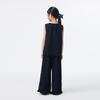 Girls' Summer Denim Bowknot Two-Piece Set