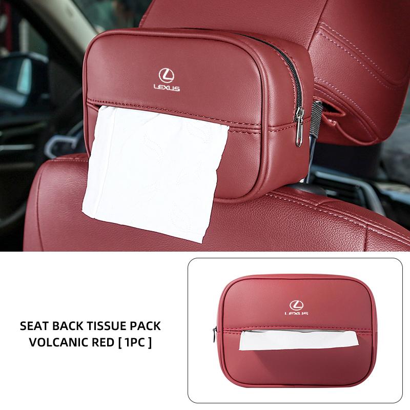 Car Seatback Organizer Tissue Box Napkin Holder Paper Case Accessories For Lexus IS250 IS200 ES350 GS400 GS430 GX460 HS250h