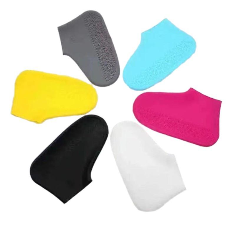 Silicone Non-Slip Rainproof Latex Overshoes for Adults - Durable, Portable Shoe Covers for Hiking and Travel